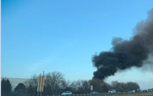 Thick Smoke Near I-80 and Houbolt Road in Joliet