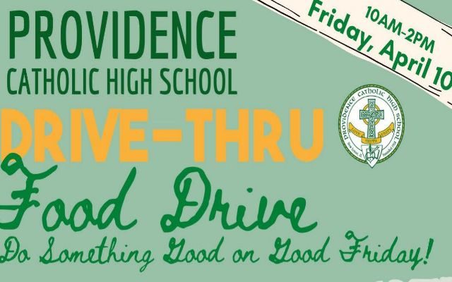 Catholic School Hosts Drive-Thru Food Drive on Good Friday