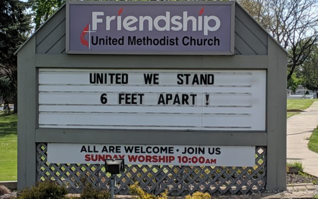 Local Church Posts Sign Of Unity During The Age of COVID With Humor & Abidance