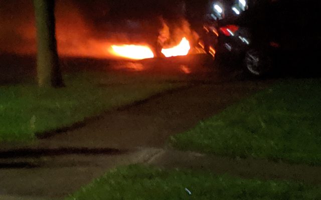 Parked Car Catches Fire In Bolingbrook Subdivision