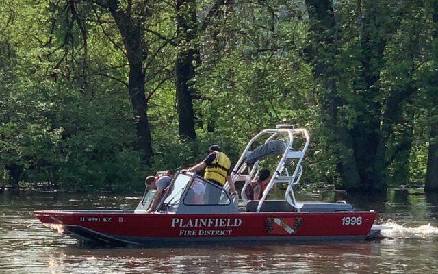 Man Rescued From DuPage River in Plainfield: Video