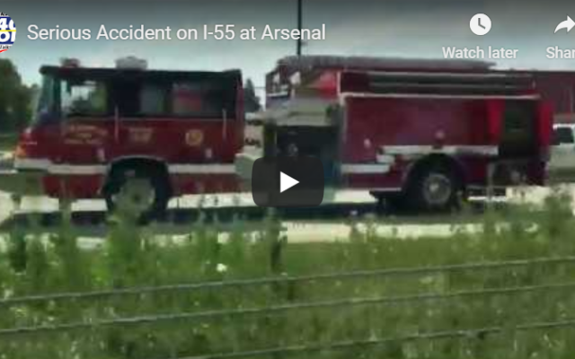 Serious Accident on I-55 at Arsenal Road