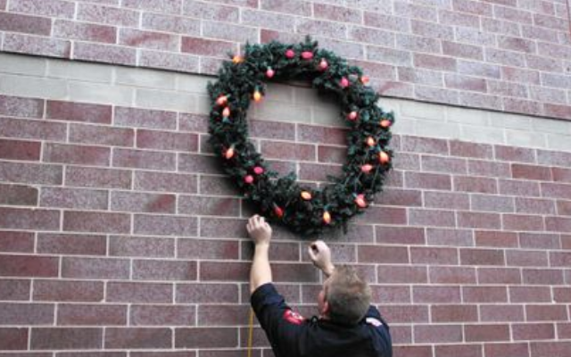 Help the New Lenox Fire Protection District Keep the Wreath Red this Holiday Season