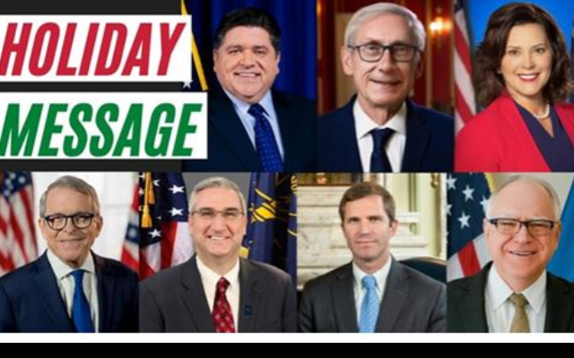 Video: Bipartisan Governors from Illinois, Michigan, Indiana, Kentucky, Minnesota, Ohio, and Wisconsin Urge Safety Before Holidays