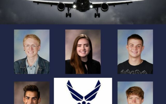 Five Lincoln-Way Students Receive Air Force Junior ROTC  Flight Academy Scholarships