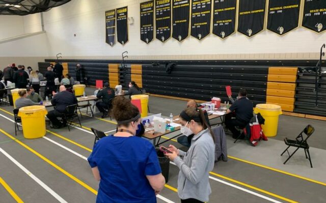 Joliet Fire Department Nears 50K Vaccinations Administered At Joliet West Field House