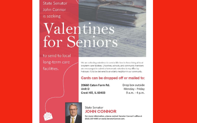 Lockport State Senator Hopes To Brighten The Lives Of Seniors This Valentine’s Day