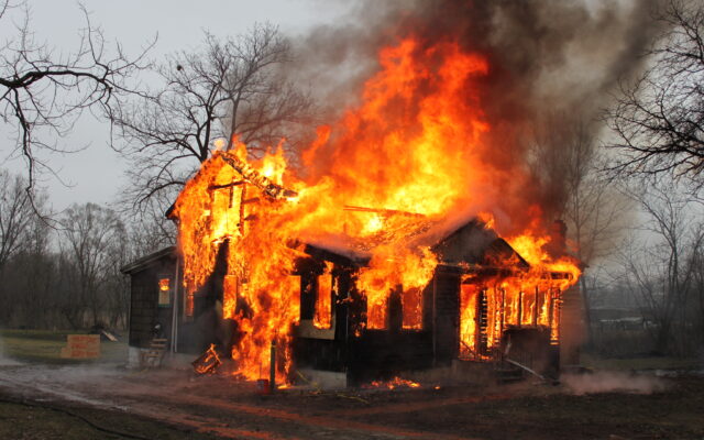 Here’s One Way To Demolish Your Home; Give It To A Fire Department For Training Purposes