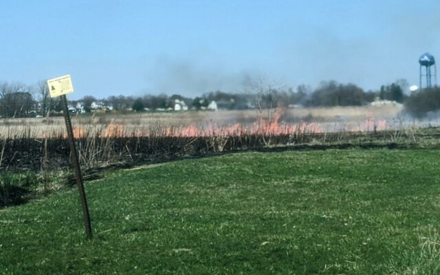 The Forest Preserve District of Will County is planning to perform prescribed burns today