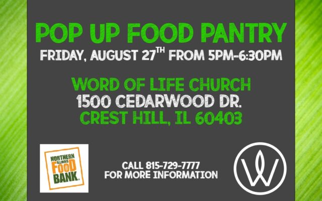 Crest Hill Church Hosting Food Drive This Friday