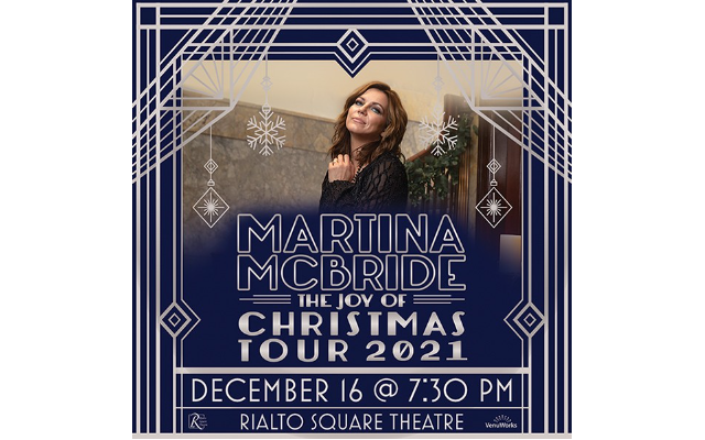 Martina McBride  is coming to Rialto Square Theatre