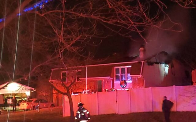 Days before Christmas, Fire damages home furry family member saved