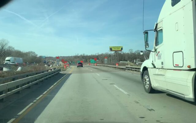 Video Of I-80 through Construction Zone in Joliet