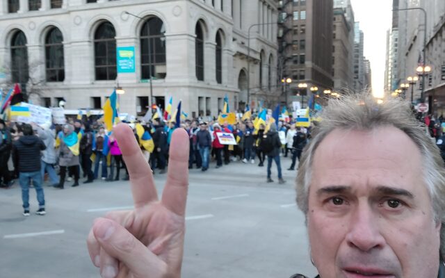 WJOL’s Rick DiMaio Attends Ukrainian Rally