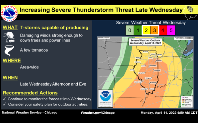 Potential for Severe Weather This Wednesday Afternoon or Evening