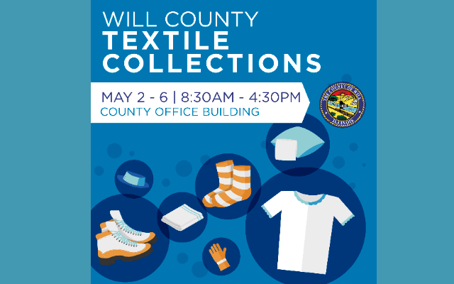Will County to Host Annual Textile Collections Event  to Promote Reuse and Recycling