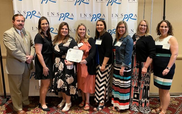Troy 30-C teachers, social workers earn statewide Distinguished Service Award  Staff honored at Illinois Chapter of the National School Public Relations Association Luncheon