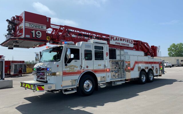 Plainfield Fire Protection District Puts New Tower Ladder into Service