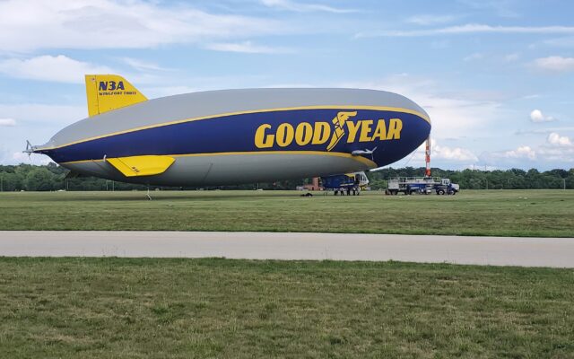 Goodyear Blimp In Joliet:  Listen To What the Pilot Says And Why They Had To Land In Joliet
