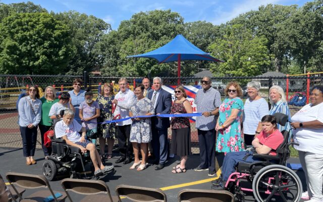 United Cerebral Palsy-Center for Disability Services Celebrates 32nd Anniversary of ADA with Ribbon Cutting  for Upgraded Accessible Playground