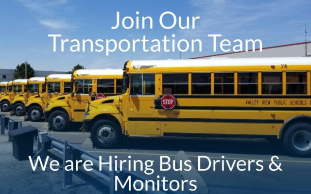 VVSD Transportation Jobs Available- District Offering Driver Signing Bonus up to $5000