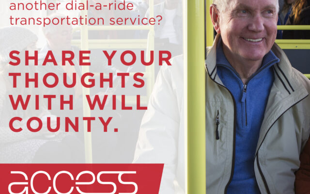 Will County Seeking Feedback on Paratransit and Dial-a-Ride Services