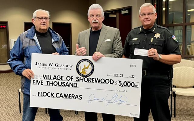 Glasgow Donates $5,000 to Shorewood for Flock Safety Cameras to Protect Community