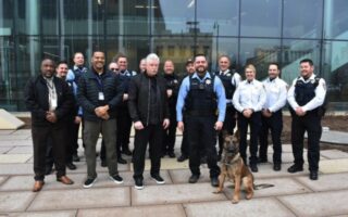 Glasgow Donates K-9 Officer “Reno” to Joliet Police Department