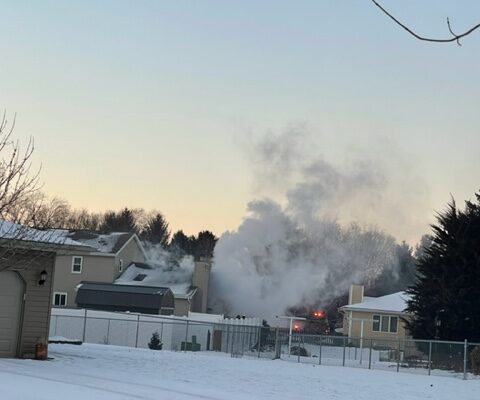 Fire at Home in Channahon