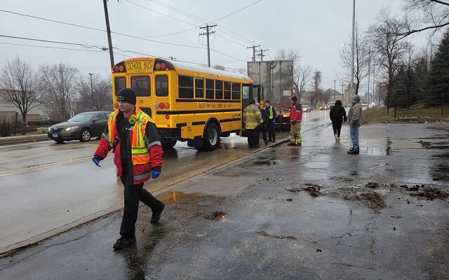Accident Involving School Bus Reported