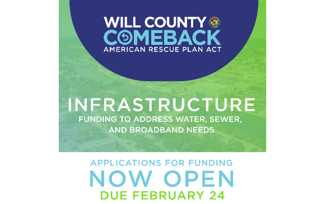 Will County Opens Application Period for ARPA Infrastructure Funding