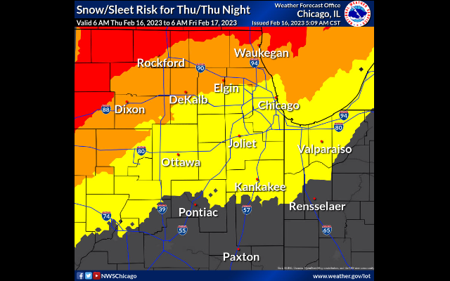 Winter Storm Expected To Hit Chicago Area