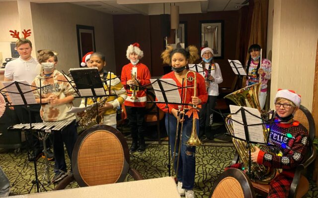 First Time In Three Years: Troy Winter Carol Band plays for retirement communities