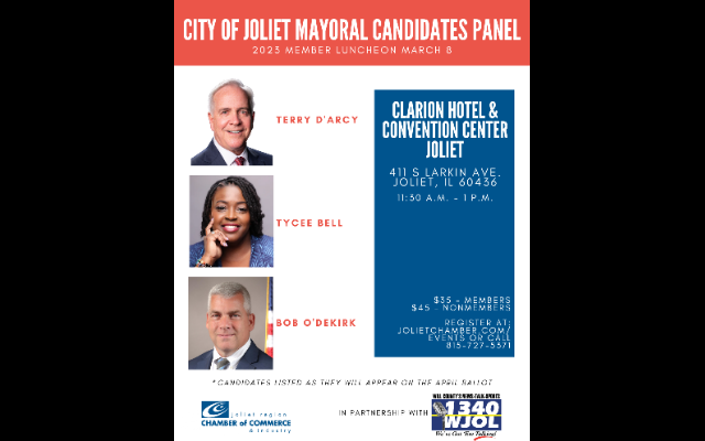 Joliet Mayoral Candidates Panel To be Held On March 8th