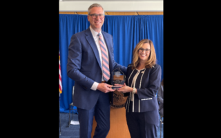 State Treasurer Michael Frerichs Honors LTHS Administrator During Women’s History Month