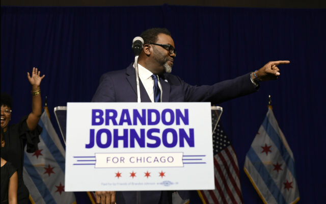Brandon Johnson Holds Transitional Meeting With Mayor Lightfoot
