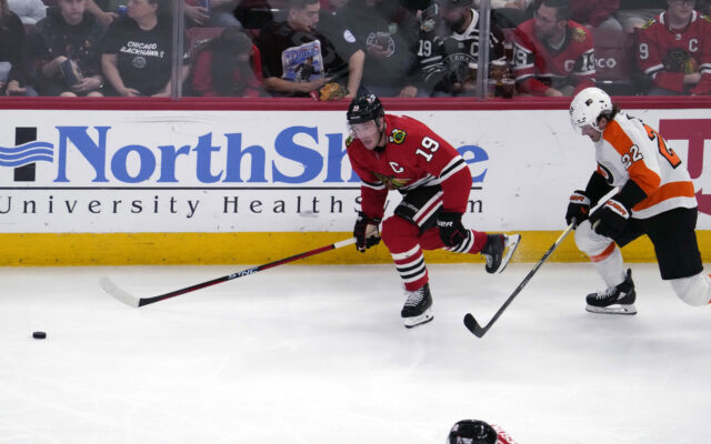 Toews Plays Final Game With Blackhawks