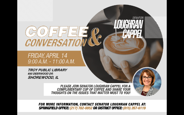 State Senator Loughran Cappel to join residents for Coffee and Conversation in Shorewood