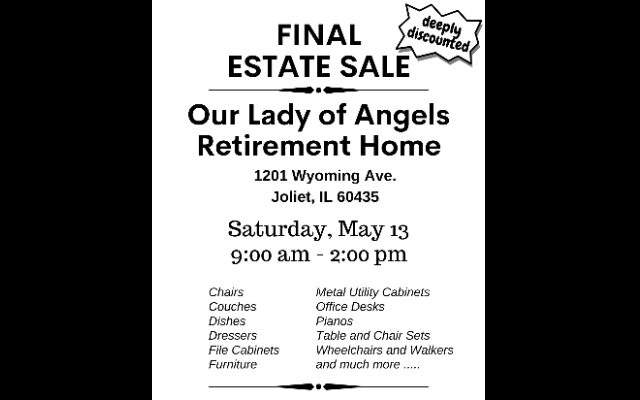 OLA Holds Another Sale On Saturday, May 13th