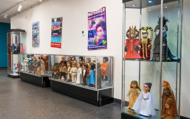 Introducing Exhibits at the Joliet Public Library featuring Star Wars Dolls