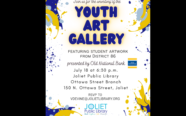 Joliet Public Library Youth Art Gallery Unveiling