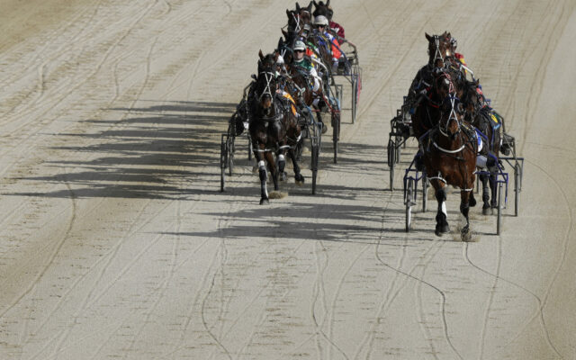 Illinois State Fair Grandstand Hosting Harness Racing