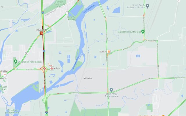 Crash In Area Where IDOT Conducting Bridge Inspections On Southbound I-55