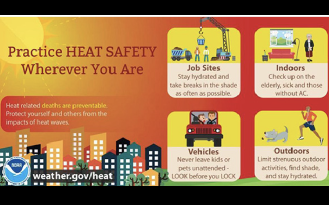 Excessive Heat Warning Remains In Effect Today