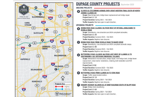 Rebuilding DuPage County:  Major projects highlight Year Five of Rebuild Illinois