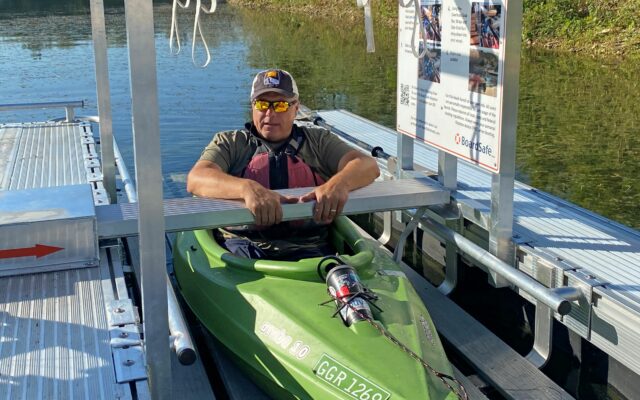 Leaving the wheelchair behind: Accessible kayak/canoe launch installed at Lake Chaminwood