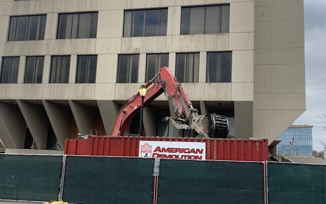 Demolition Underway at old Will County Courthouse