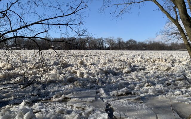 See Video: Flood Warning Along Kankakee River From Ice Jams Causes Concerns