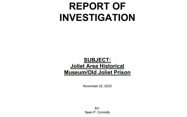 Read Full IG Report Into Firings And Finances of Joliet Area Historical Musuem