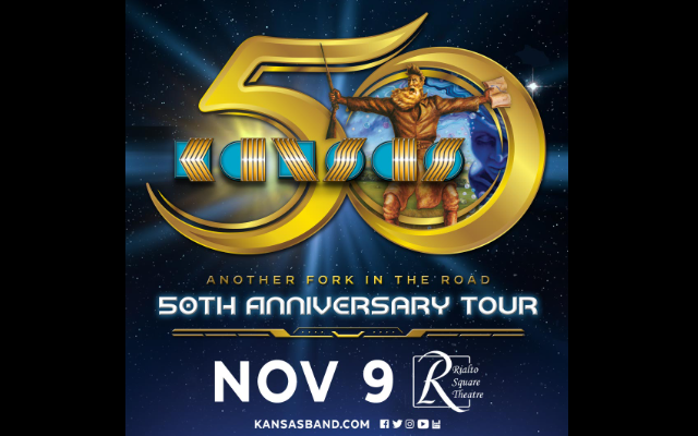 KANSAS: 50th Anniversary Tour Another Fork In The Road at the Rialto Square Theatre